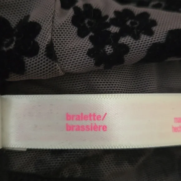 PINK Velvety Lightly Lined Bralette XXL - Picture 6 of 7